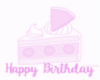 Birthday Cake Card Flash