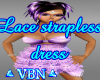 Lace strapless dress Pr