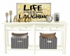 Life Laugh Side Table