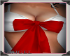 AC White Red Bow Top