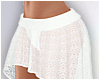 {F} White Lace Skirt