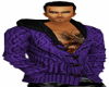 Purple & Black Sweater M