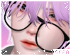 ♡ big glasses | black
