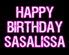 Happy Birthday Sasalissa