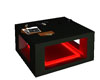 BLACK AND RED TABLE