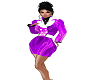 OA purple smart dress