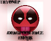 Deadpool face emojis 