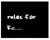rules of Kc homepage