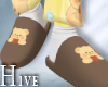 <Hv>Bear Slippers / M