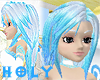 Silver & Sapphire Hair