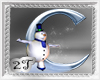 ~2T~ C  Letter Snow Man