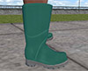 Green Rain Boots (M)