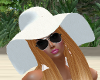 White Summer Sun Hat