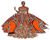 AFRICAN GINGER GOWN