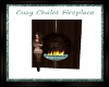 Cozy Chalet Fireplace