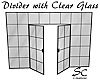 SC Clear Glass Divider