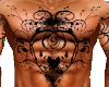 custom chest male tattoo