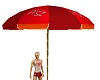 Love red umbrella