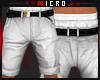 -M* White Shorts