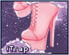 {iTrap} Pink PVC booties