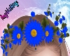 Crown Flower Royal Blue