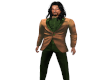 TEF GOLD GREEN  SUIT