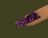Purple Black Design Nail