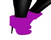purple bows boots