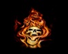 flaming skulls