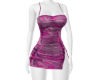 Pink Marble Print Dress