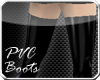 [NR]PVC Thigh Boots Bl.