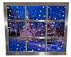 Snowy Christmas Window