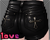 femboy goth black shorts