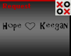 Hope & Keegan Head Sign