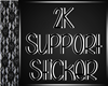 H| 2K Support Sticker