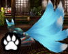 Babyblue Kitsune Tail