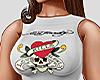 (h) Ed Hardy White Top