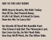 Ode To The Lost Rider