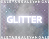 A | Blue glitter aura