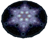 (R)space star round rug
