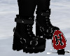 Black Metal Boots