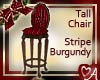 Burgundy Tall Chair