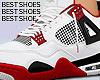 -M- 4's Fire Red N/S