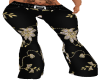 DTC Black n Gold Flares