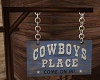 Cowboy Animated Sign