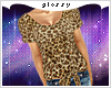 G| Cheetah knotted top