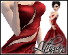 Torn red vampire dress