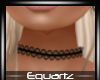 EQ Black Lace Choker