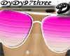 [D9]PINK aviator glasse