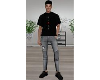 T-Shirt Streetwear Black